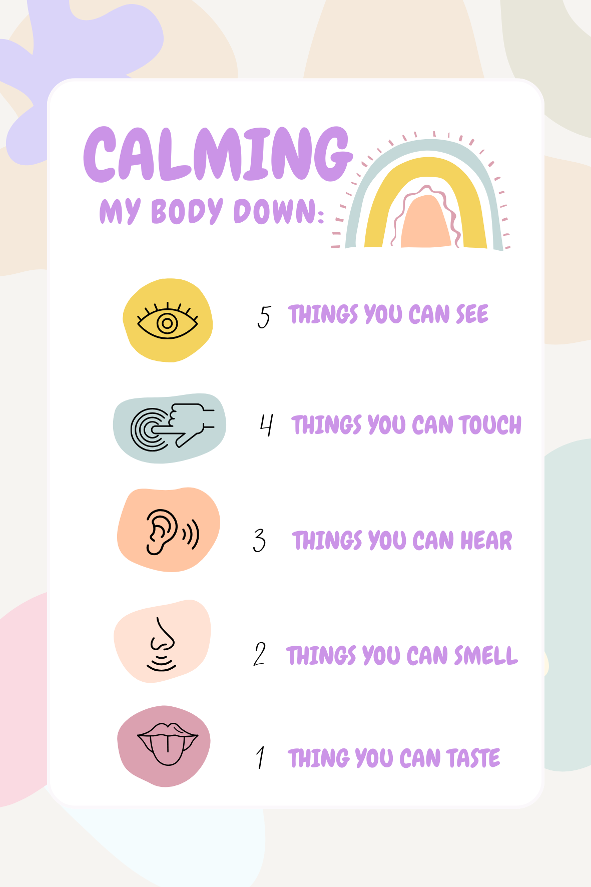 Mindfulness Cards for Kids